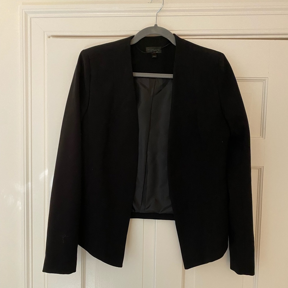 Topshop black blazer US size 8